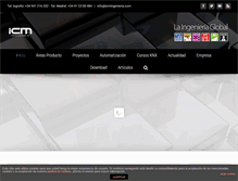 Tablet Screenshot of icmingenieria.com